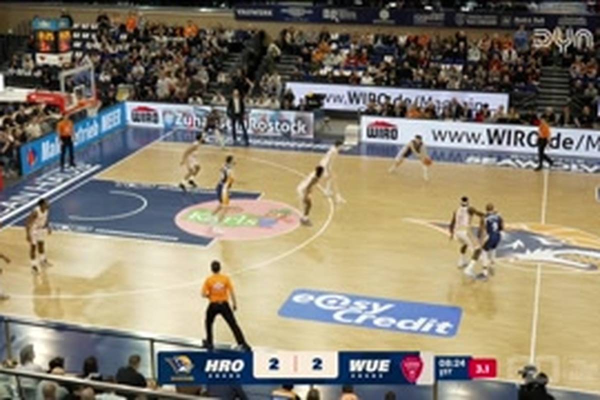 Spiel Highlights zu ROSTOCK SEAWOLVES - Fitness First Würzburg Baskets