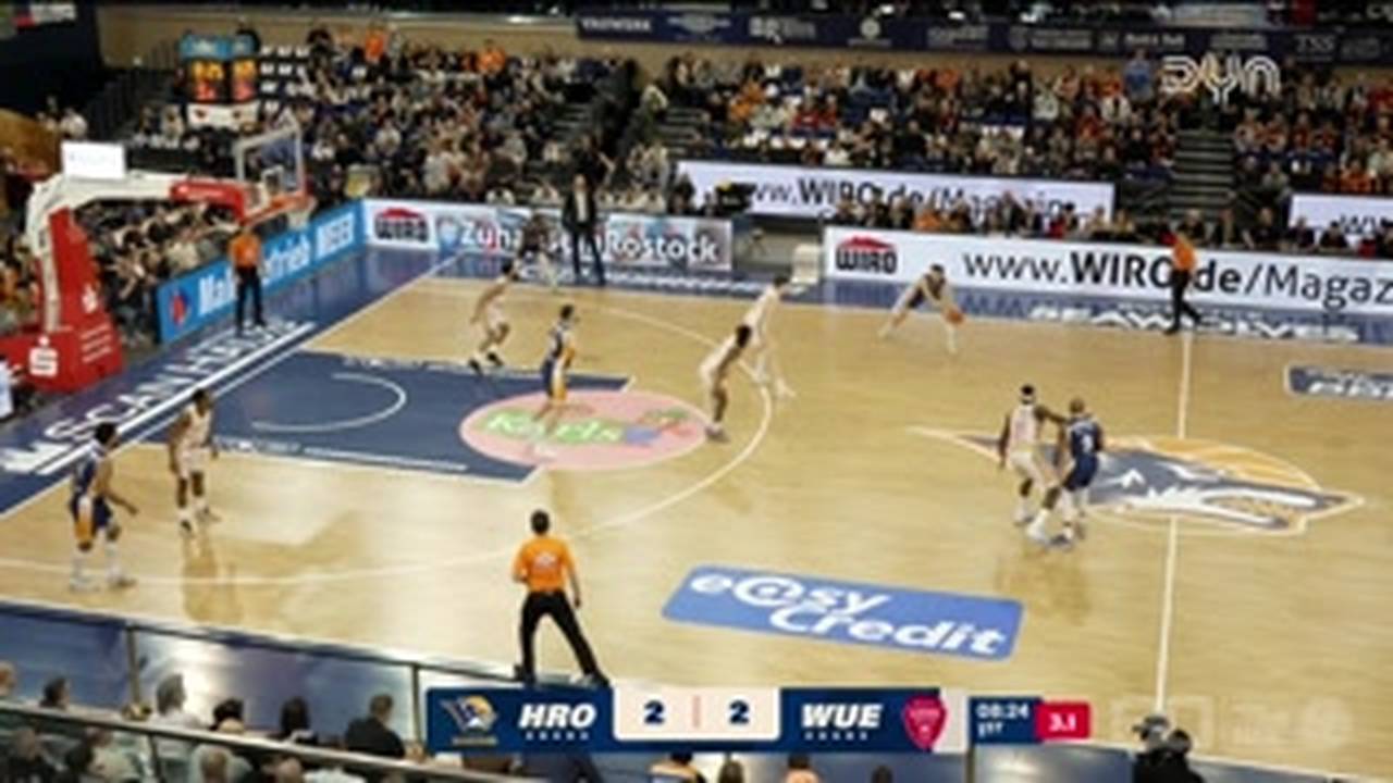 ROSTOCK SEAWOLVES - Fitness First Würzburg Baskets | BBL-Highlights im Video