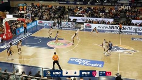 Spiel Highlights zu ROSTOCK SEAWOLVES - Fitness First Würzburg Baskets