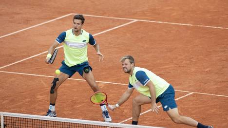 Kevin Krawietz (r.) und Andreas Mies gewannen 2019 den Doppel-Titel der French Open