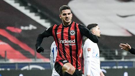 Frankfurts André Silva erzielte gegen Hoffenheim sein 17. Tor in den vergangenen 20 Spielen. Ob die Eintracht aber über das Ende der Saison hinaus weiter auf den Top-Torjäger bauen kann, ist zumindest fraglich.