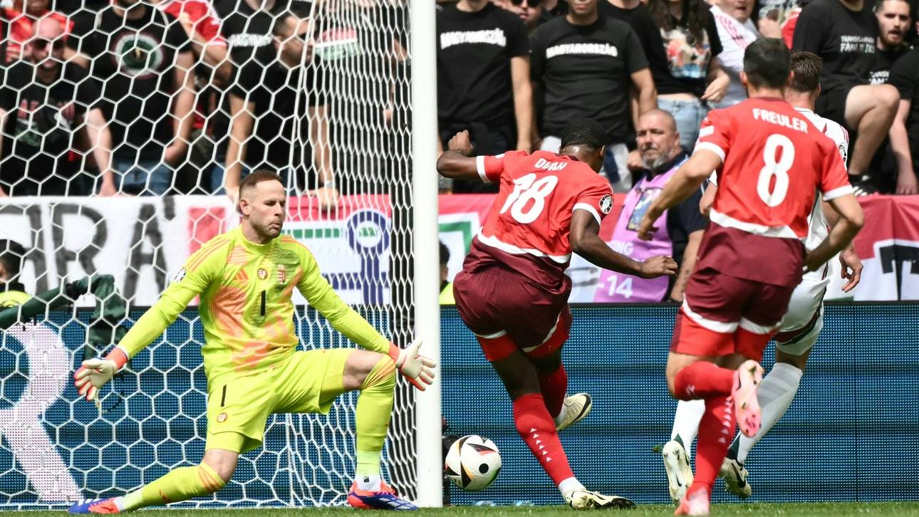 Überlegene Schweizer bezwingen lange harmlose Ungarn