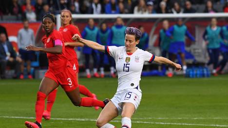 Schoss das dritte Tor zum 3:0 gegen Kanada: Weltfußballerin Megan Rapinoe