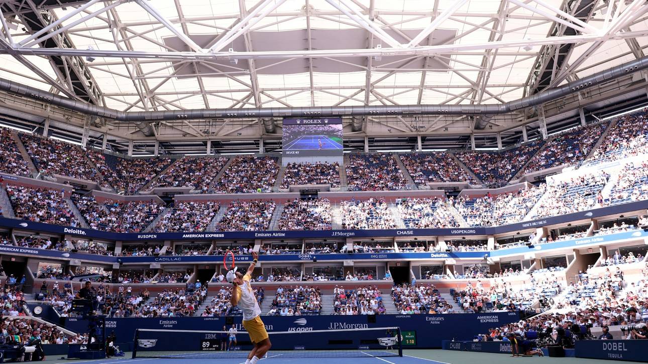Feueralarm! Pause bei den US Open