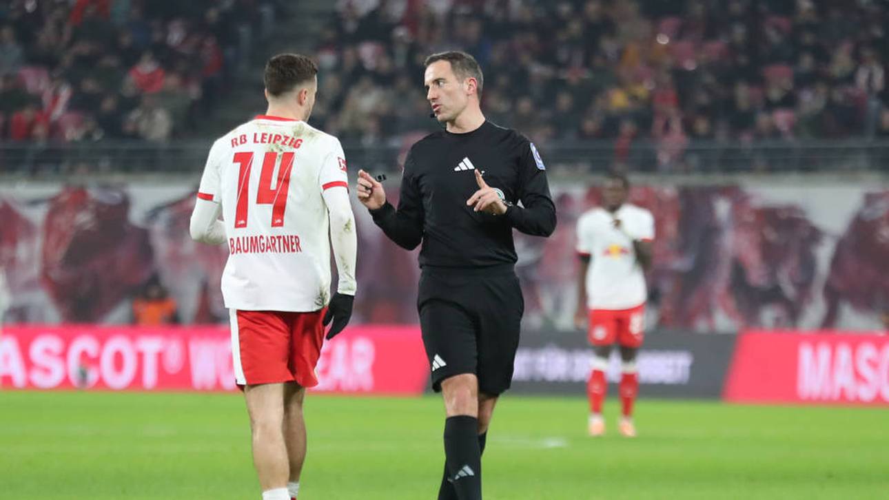 Schiedsrichter Benjamin Brand machte sich bei RB Leipzig nicht beliebt
