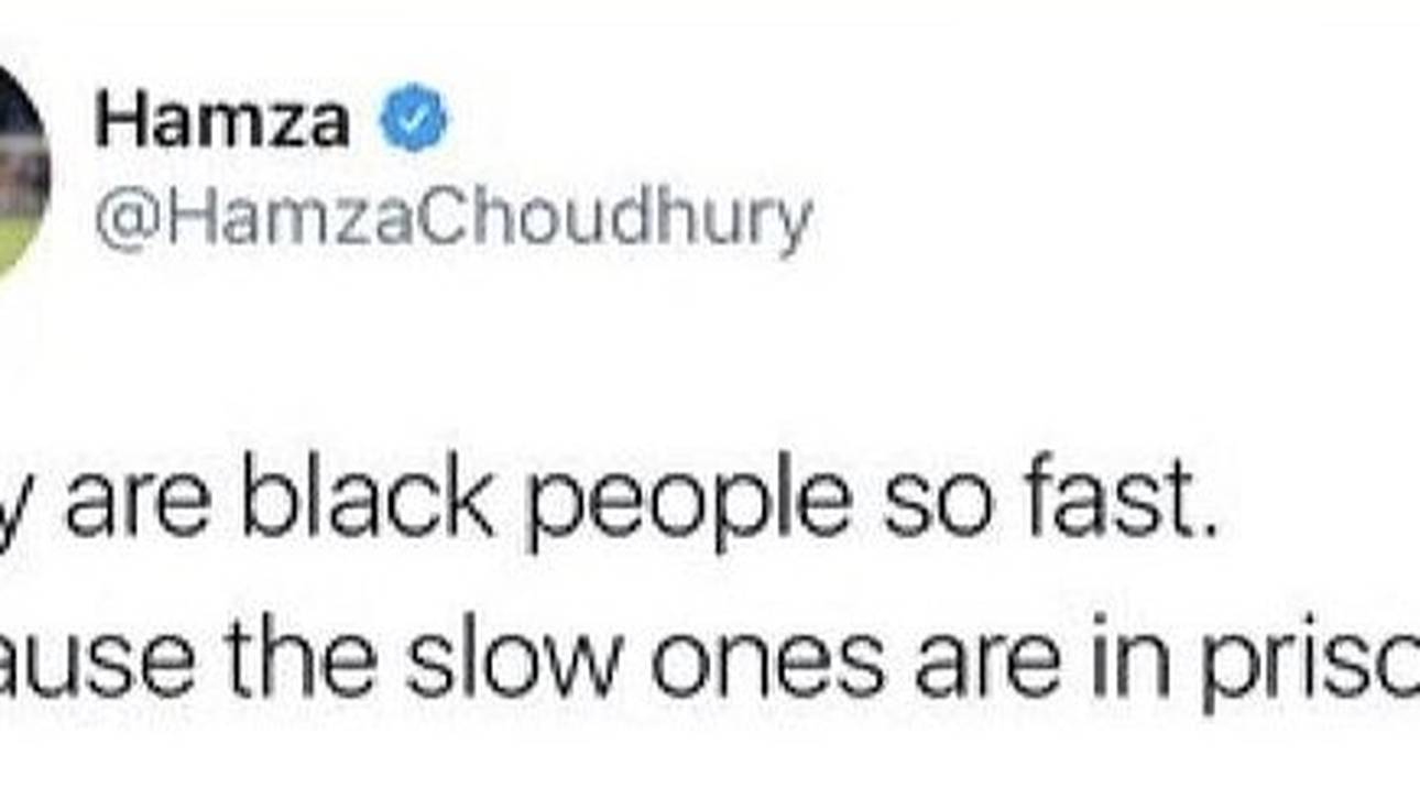 Die Tweets von Hamza Choudhury wurden mittlerweile gelöscht