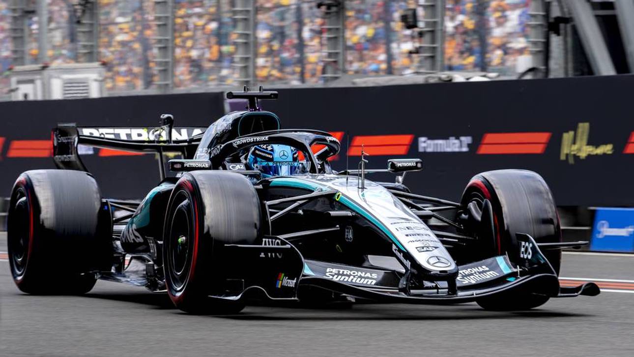 Russell dominiert F1-Training