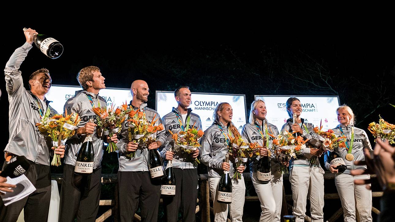 Olympia-Nacht: Gold-Deutschland klettert