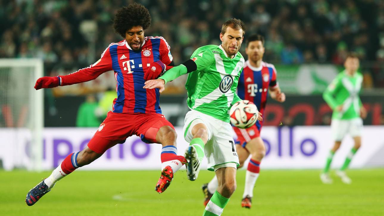 Bas Dost, Dante, VfL Wolfsburg, FC Bayern