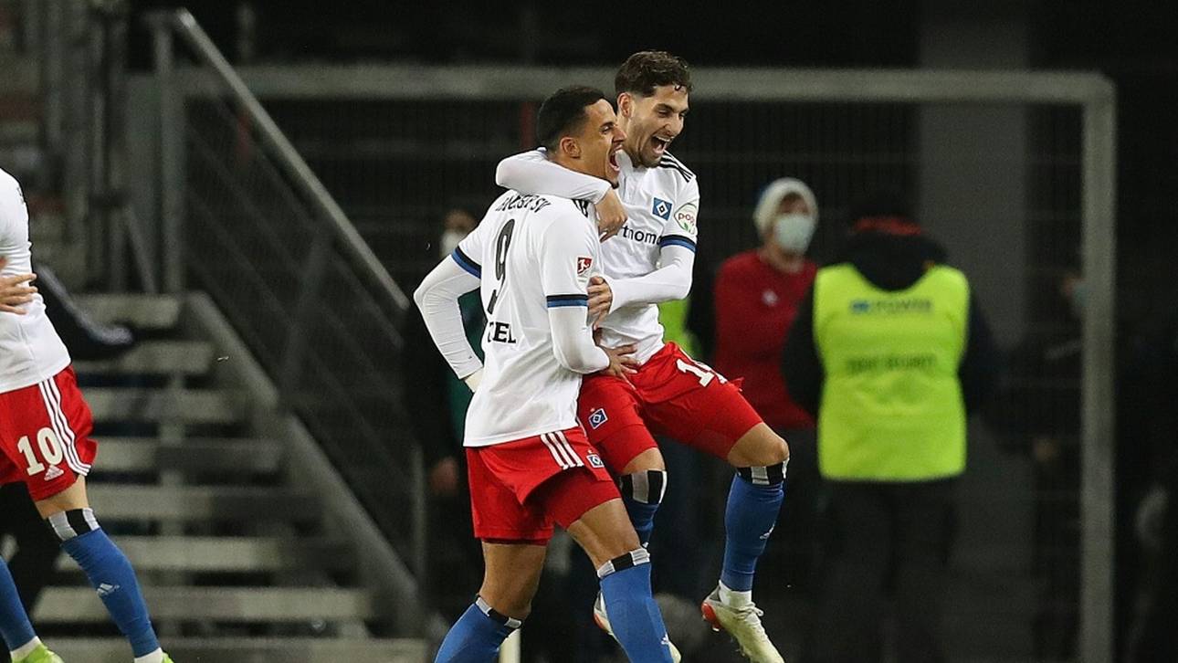 Spannendes Aufstiegsrennen: Furioser HSV  mit Blitz-Hattrick von Glatzel