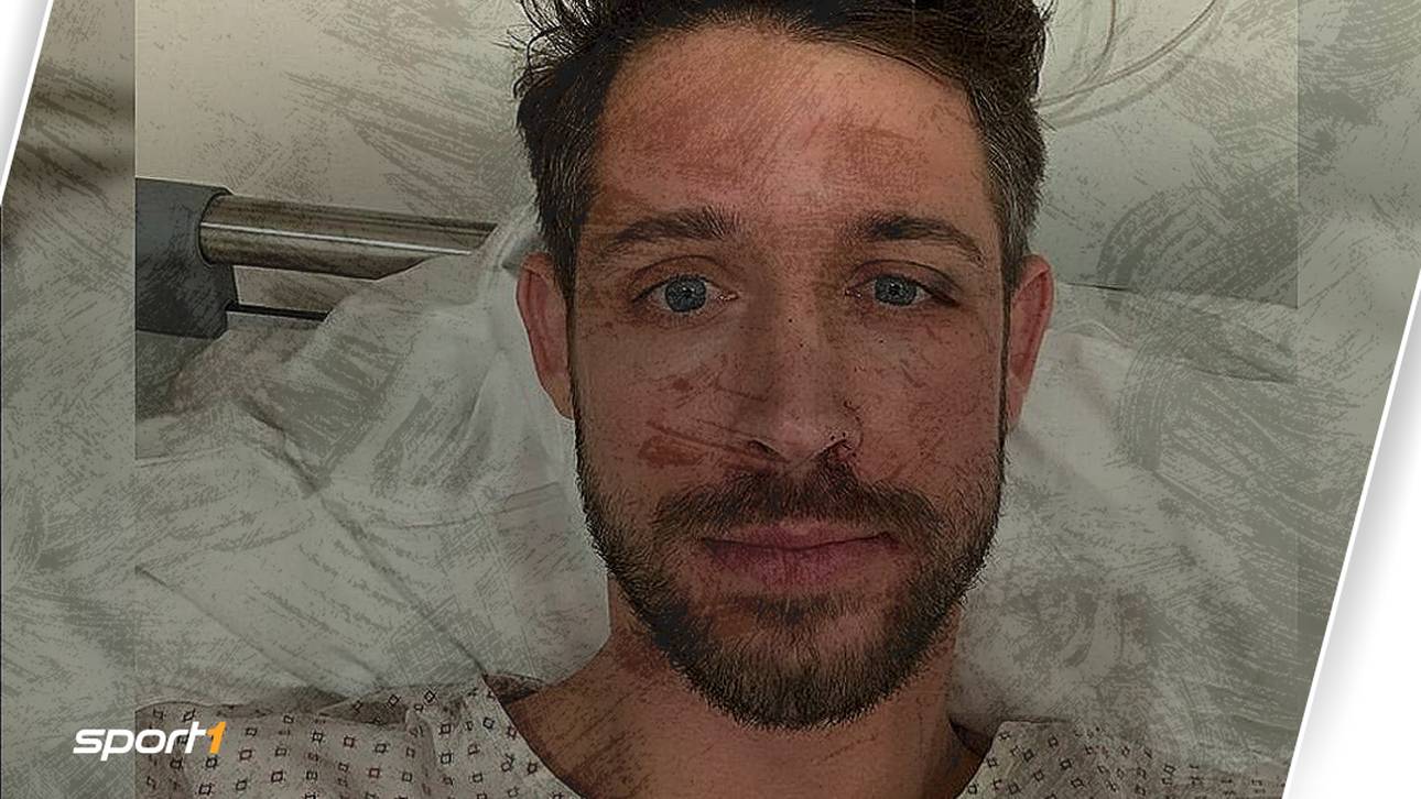 Mark Uth meldete sich nach dem Zusammeprall aus dem Krankenhaus
