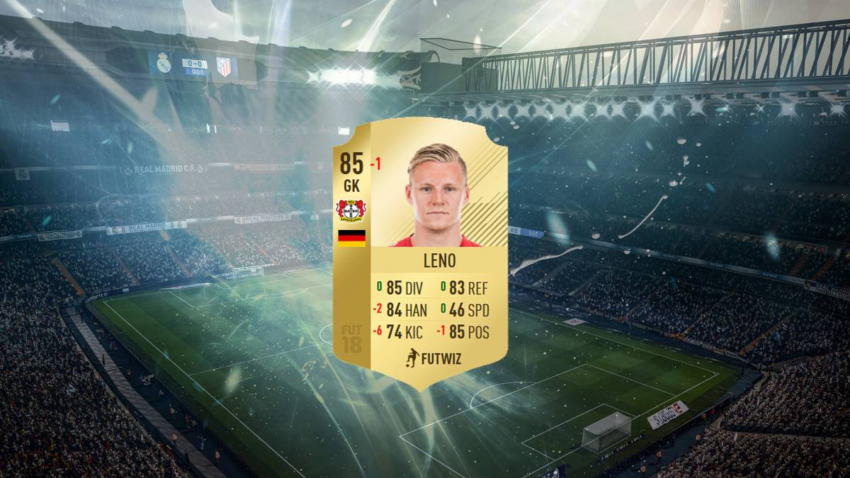 Mit Leverkusen läuft es für Bernd Leno so gar nicht rund. Auch bei FIFA lässt der Nationaltorhüter Federn