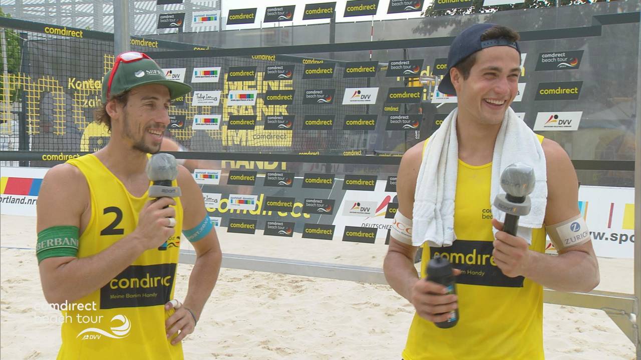 Beachvolleyball: Winter/Zemljak im Interview nach Halbfinal-Sieg