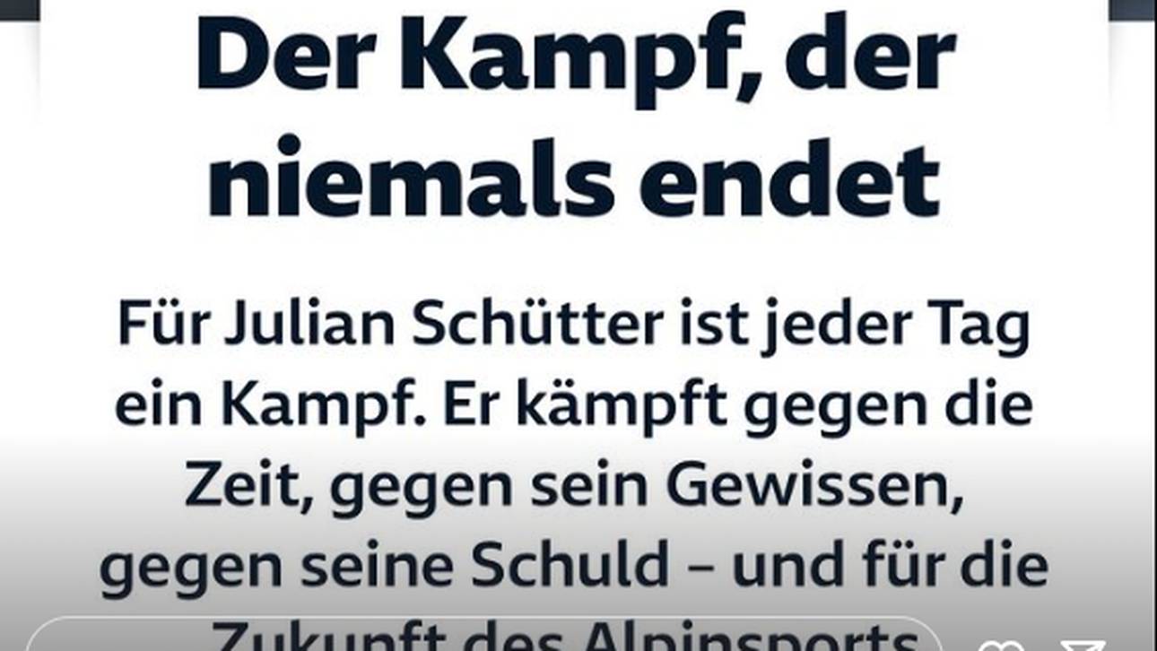 Julian Schütter macht sich auch im Ski-Weltcup für den Klimaschutz stark