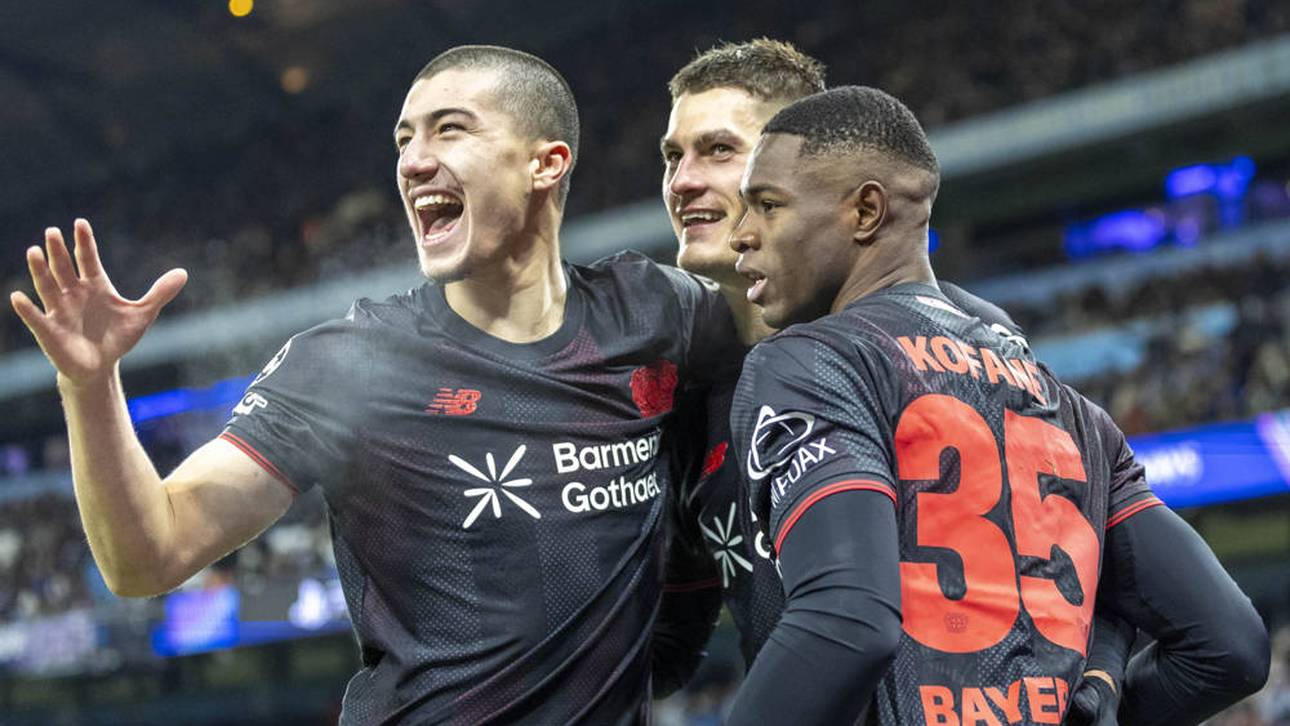 Bayer Leverkusen feierte bei Manchester City den zweiten Sieg in der Königsklasse