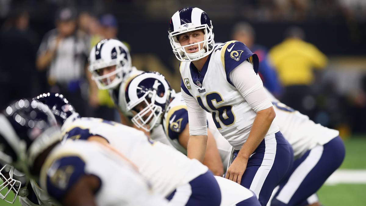 Bis zum letzten Spieltag waren die Los Angeles Rams das einzige ungeschlagene Team der Liga, das hat sich nach der Pleite gegen die Saints geändert. Die Conference Finals sollten für Quarterback Jared Goff und sein Team kein Problem sein, ob es für ganz oben reicht, fraglich...