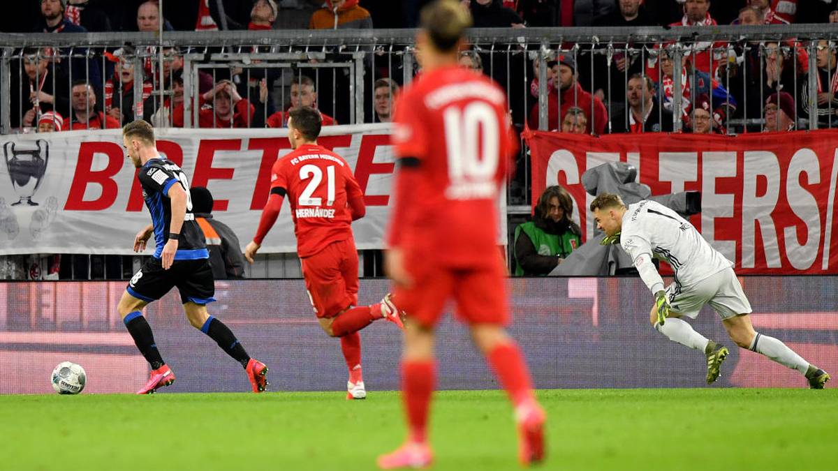 Manuel Neuer verschuldete das 1:1 gegen Paderborn