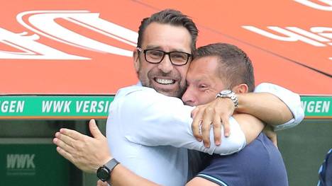 Einst Teamkollegen bei Hertha BSC, nun Manager und Trainer: Michael Preetz (l.) und Pal Dardai
