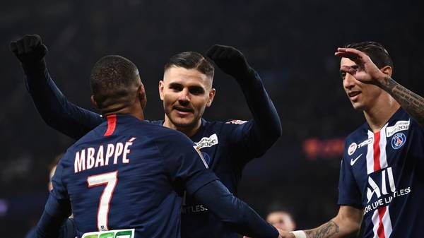 Icardi-Show bei PSG-Gala im Pokal - Draxler nur Kurzzeit-Joker