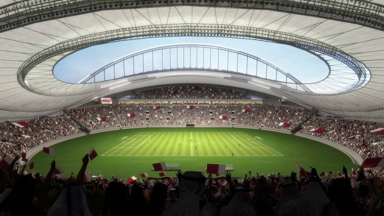 Erstes Stadion in Katar fast fertig