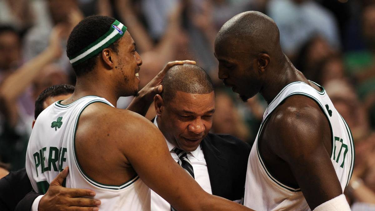 Gegen die Los Angeles Lakers holten die Boston Celtics 2008 ihren 17. NBA-Titel