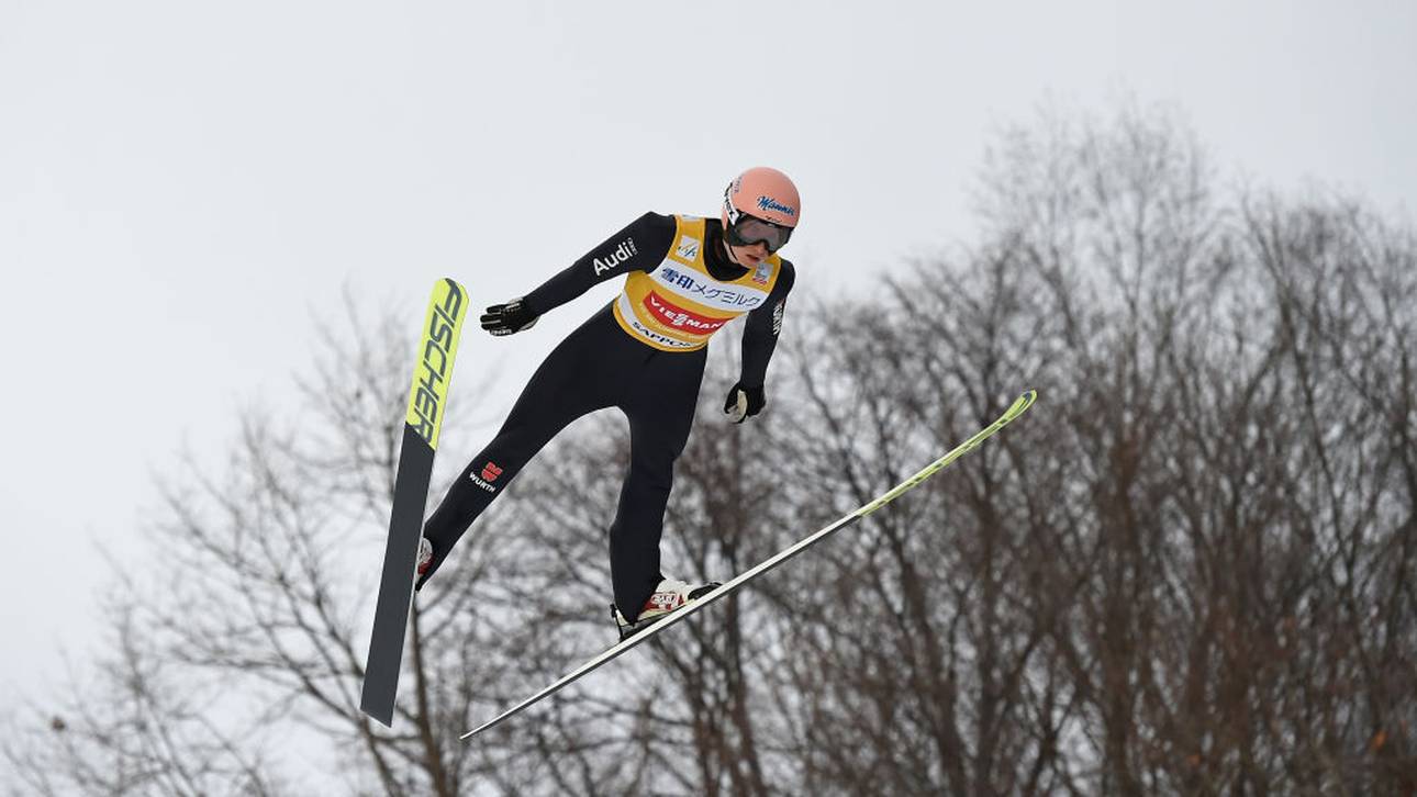 Geiger gewinnt 1000. Springen