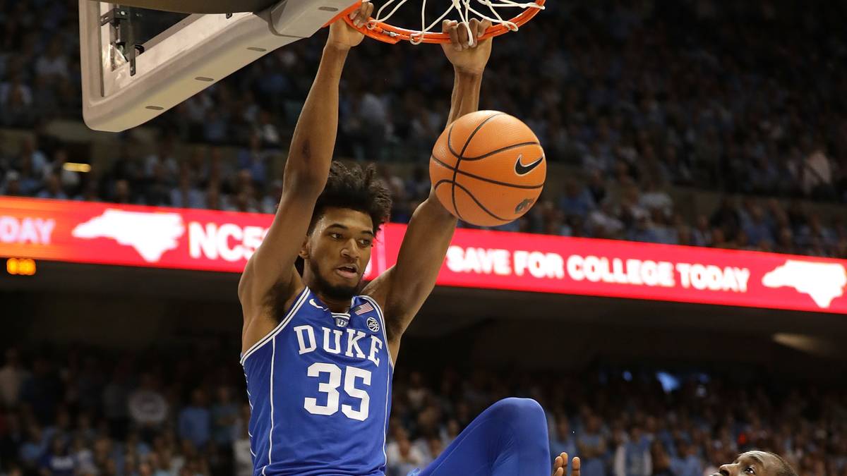 PLATZ 3: MARVIN BAGLEY II (DUKE): Der College-Neuling gilt schon jetzt als Top-Talent und besticht vor allem durch seine Vielseitigkeit. Mit seiner weichen Wurfhand und seinen Qualitäten im Ballhandling ist Bagley einzigartig auf der Position des Power Forwards. Mit einer starken Saison für Duke (21 Punkte, 11,5 Rebounds) untermauert er sein Talent