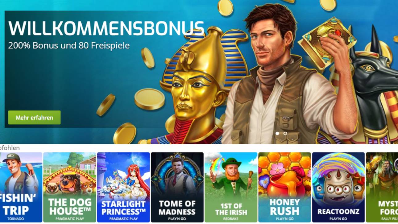 Mit dem 200% Bonus + 80 Freispiele kann sich Lapalingo von anderen Promotions abheben.