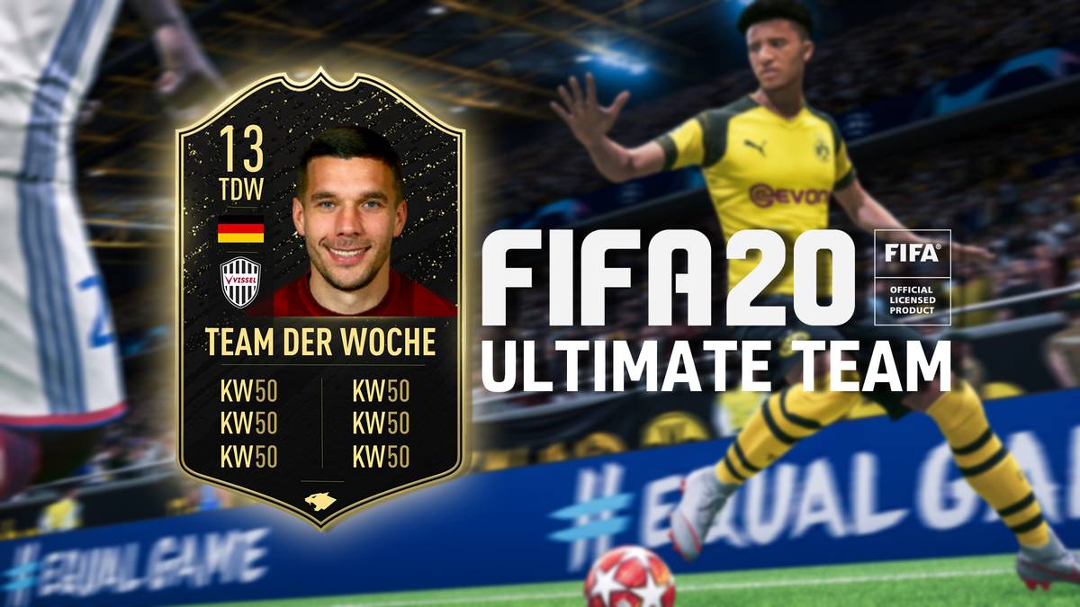 Mit dem Team of the Week würdigt FIFA 20 die Spieler, die in der letzten Woche am meisten geglänzt haben. Dieses Mal mit dabei ist Lukas Podolski!