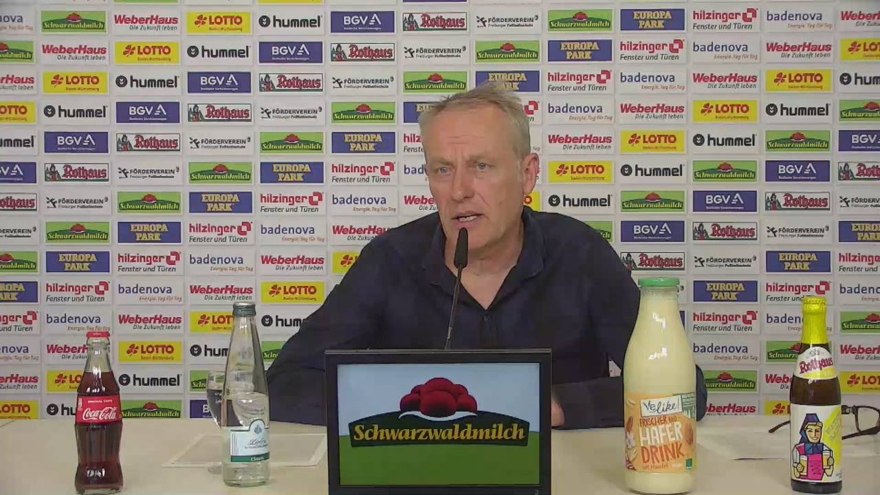 Trainer Christian Streich vom SC Freiburg über das Scheitern der Super League