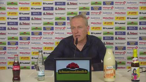 Freiburg-Trainer Christian Streich freut sich über die massive Protestwelle an der seiner Meinung nach unsinnigen, gescheiterten Super League.
