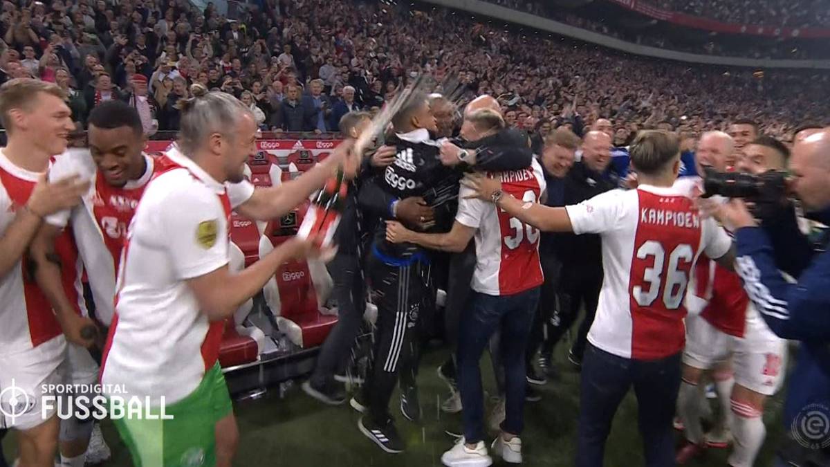 Ajax' Erfolgscoach ten Hag tritt mit Meistertitel ab