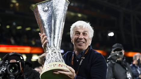 Gian Piero Gasperini gewann 2024 mit Bergamo die Europa League