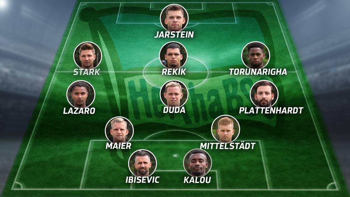 Hertha BSC - 1. FC Nürnberg (Sa., 15.30 Uhr) - die Aufstellung von Hertha BSC