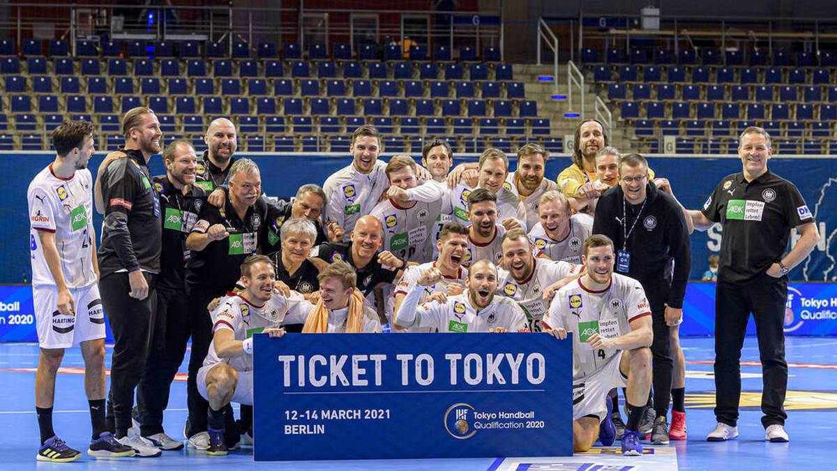 Es ist geschafft: Durch den Sieg auch gegen Algerien haben sich Deutschlands Handballer für die Teilnahme an den olympischen Spielen qualifiziert