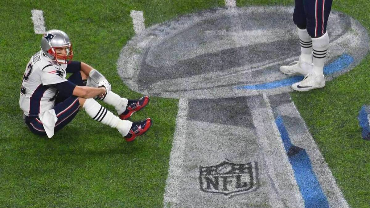 Mit den New England Patriots verlor Tom Brady den Super Bowl gegen die Philadelphia Eagles