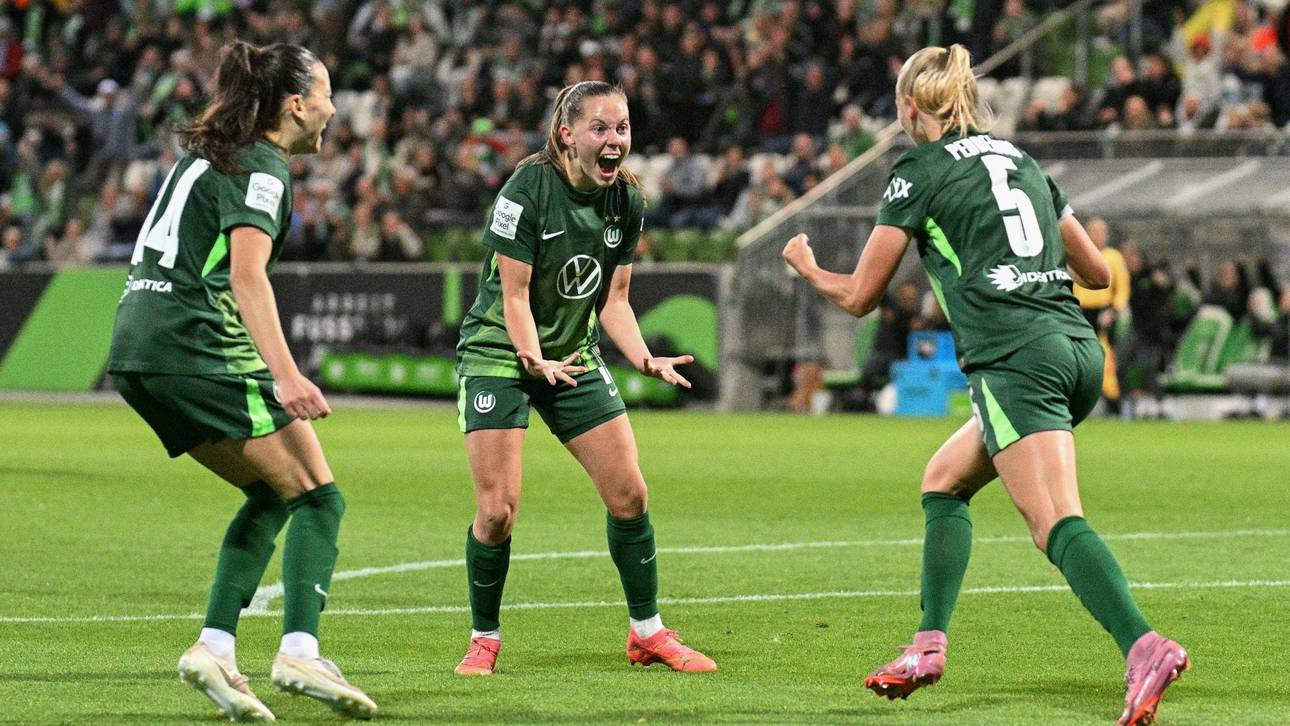 Wolfsburg bleibt oben dran