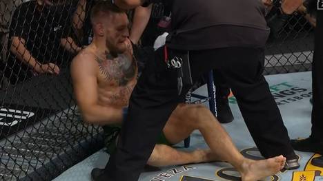 Conor McGregor verletzte sich bei UFC 264 gegen Dustin Poirier schwer