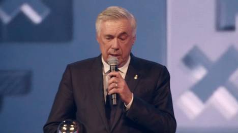 Real-Coach Carlo Ancelotti wurde mit dem FIFA-Preis für den besten Trainer des Jahres 2024 ausgezeichnet. In seiner bewegenden Rede spricht er darüber, wie Emotionen ihm helfen, weiterzumachen.