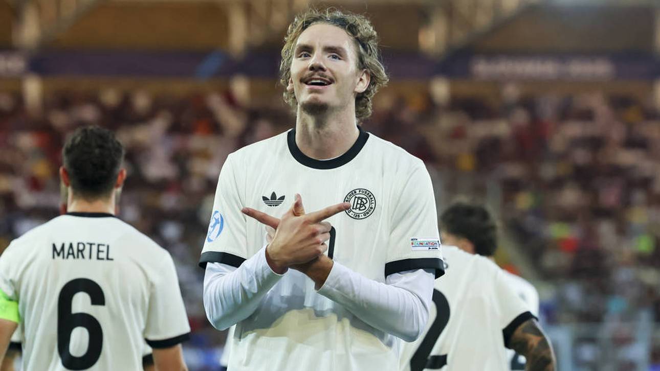 Nick Woltemade spielte sich bei der U21-EM endgültig ins helle Rampenlicht
