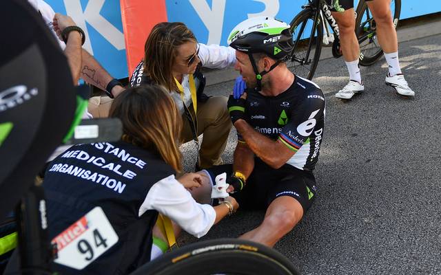 Tour De France Aus Fur Mark Cavendish Nach Sturz Auf 4 Etappe