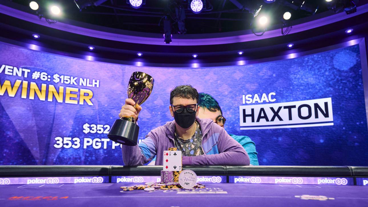 Wie immer mit Maske: Isaac Haxton