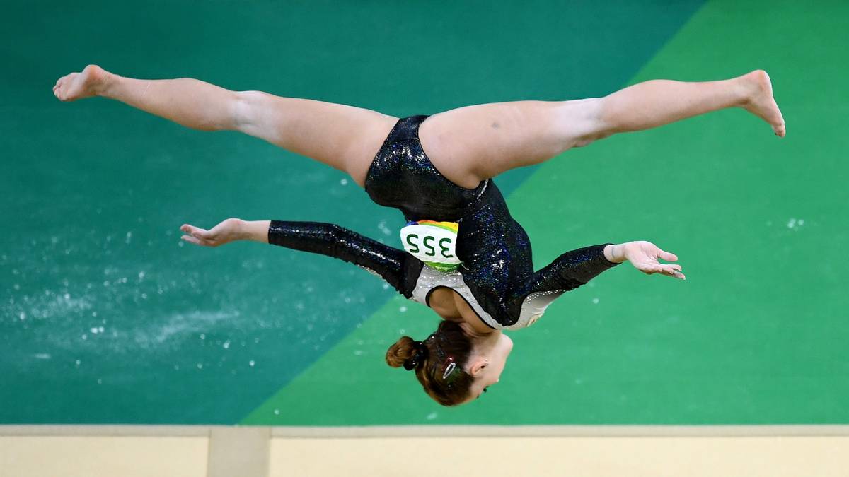 Carlotta Ferlito glänzt auf dem Schwebebalken