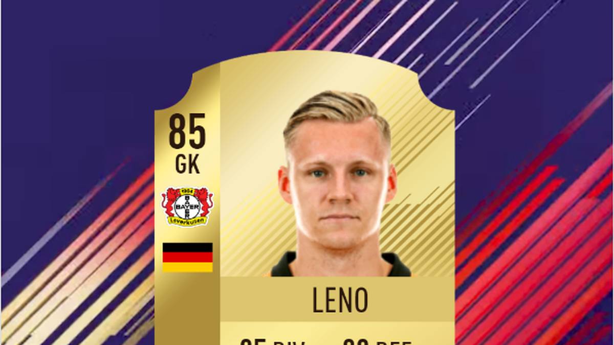 In FIFA 18 besitzt Leno eine Gesamtstärke von 85 Punkten