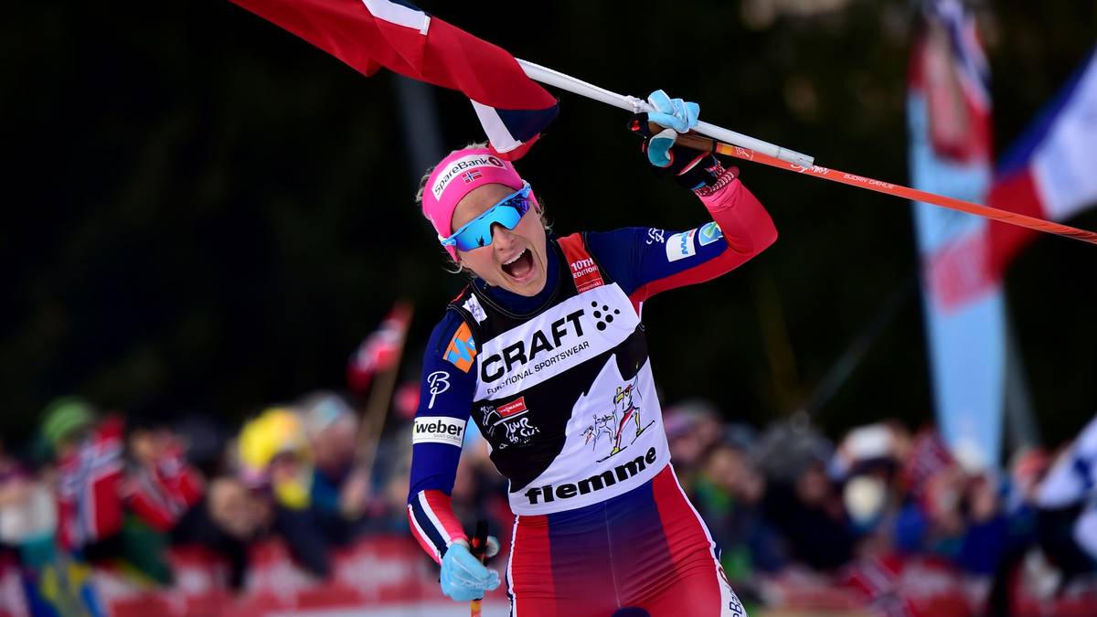 1,62 Meter geballte Energie. Therese Johaug begeistert auf der Loipe durch ihren begingungslosen Einsatz - und sieht erstaunlicherweise selbst nach 9km Berg-Langlauf bei der letzten Etappe der Tour de Ski immer noch gut aus