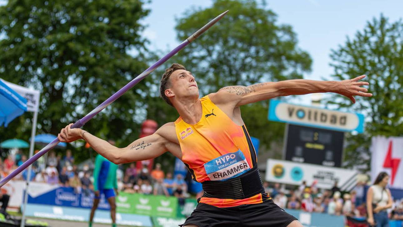 Simon Ehammer beim Meeting in Götzis