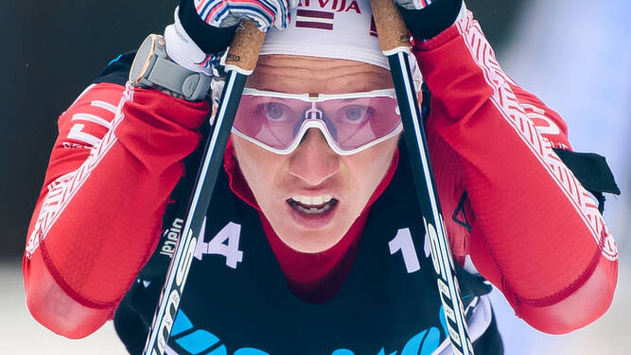 Baiba Bendika ist Lettlands beste Biathletin