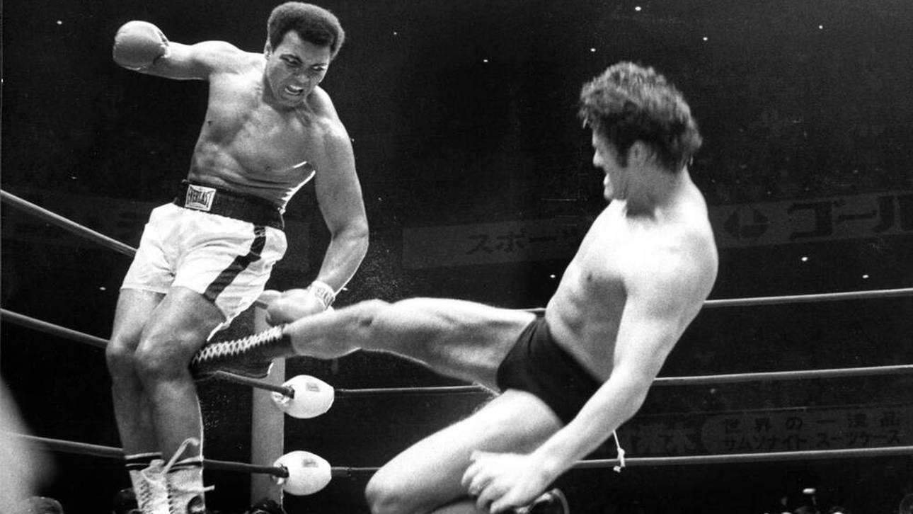 Antonio Inoki kämpfte 1976 einen legendär skurrilen Kampf gegen Muhammad Ali