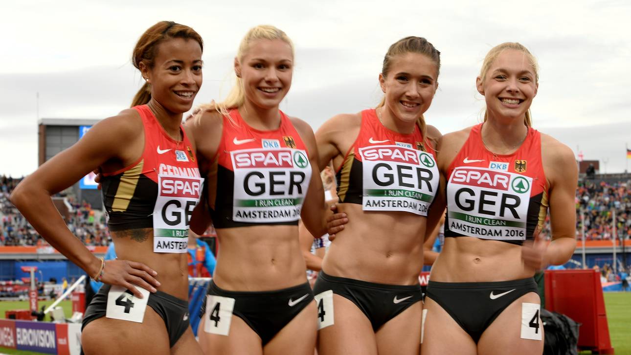 Deutsche Sprintstaffeln im EM-Finale