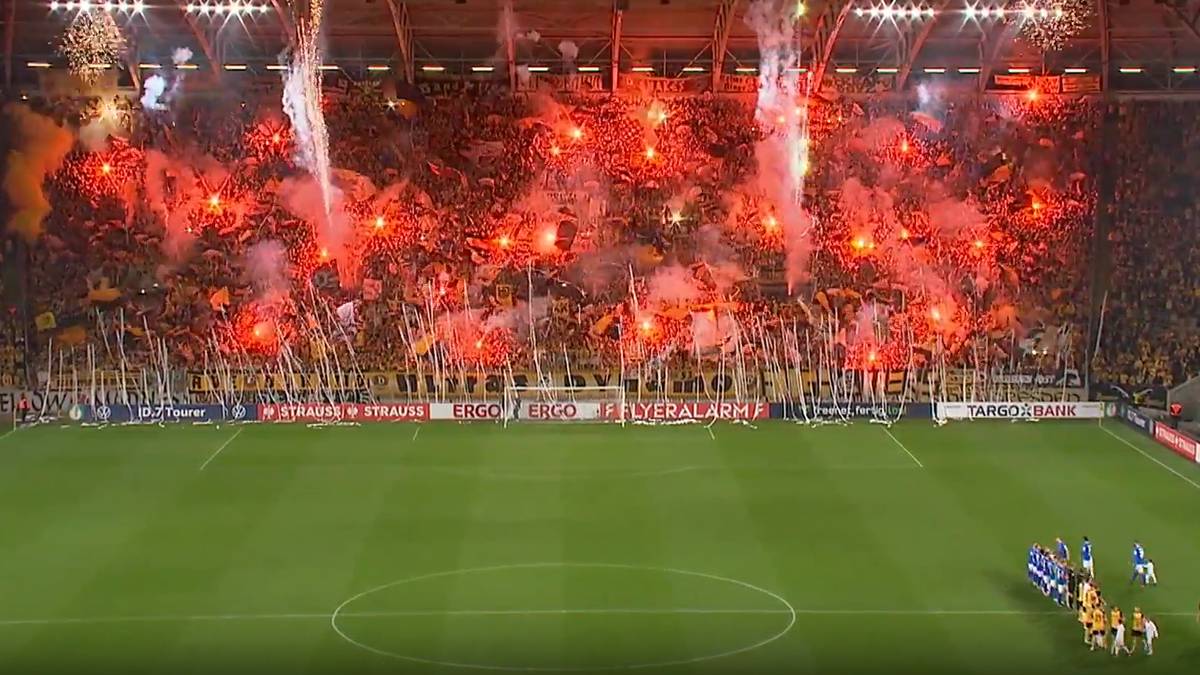 Pyro-Wahnsinn im DFB-Pokal